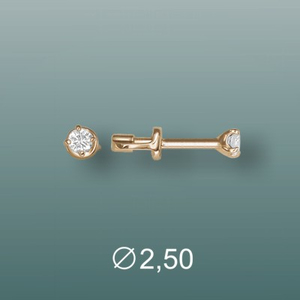 Серьги 02-2062-00-401-1110-03 Золото 585