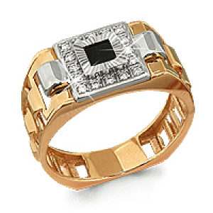 Кольцо 62054Ч Золото 585