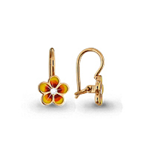 Серьги 42206А Золото 585
