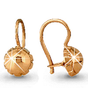 Серьги 30911 Золото 585