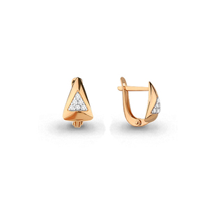 Серьги 45519А Золото 585
