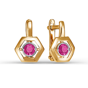 Серьги 124118 Золото 585