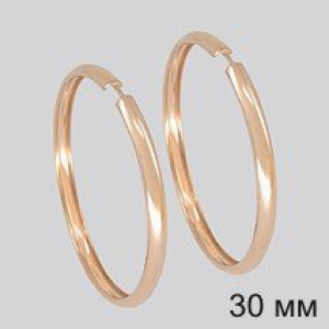 002 - Серьги 140090 золото 585°
